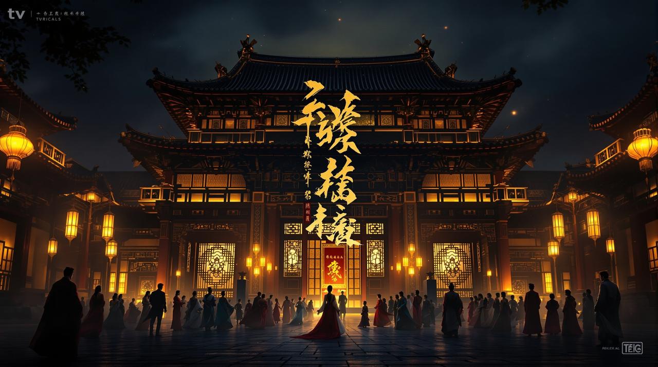ai漫剧黄豆 - 长安夜未央，盛唐长安，权谋与爱恨交织。ai漫剧黄豆古装大戏，每一帧都是壁纸。