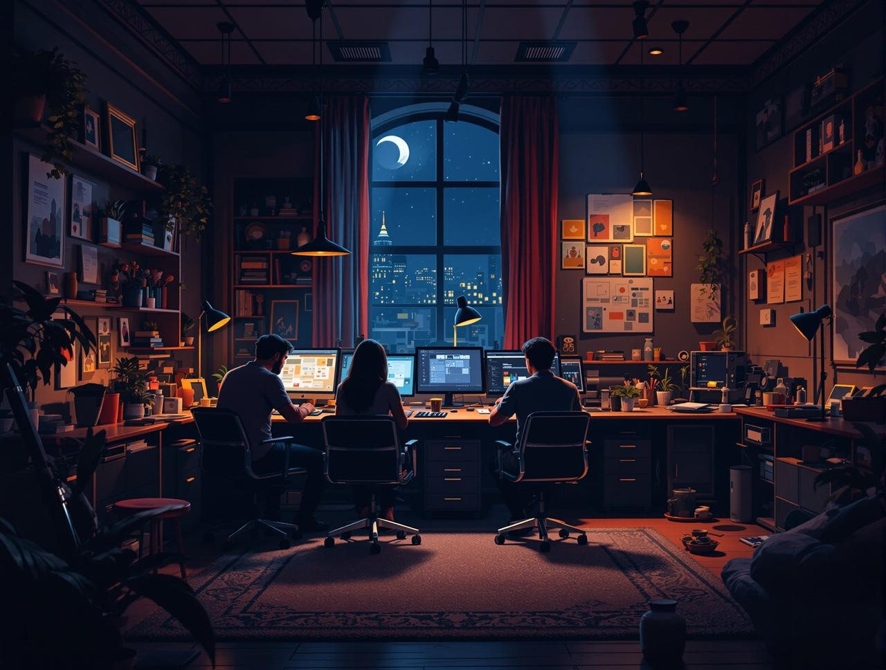 ai漫剧黄豆品牌工作室 ai漫剧黄豆品牌故事 - 创作团队的温暖工作室